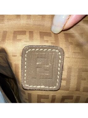 Frye Tan Leather-Trim Hobo Bag by Frye